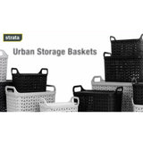 Strata storage baskets shallow with lids 3x12L, imported from the UK