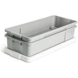 Argos Argos Home Wheeled Underbed Storage Boxes - Grey 2 x 45L- Buy online at McGrocer