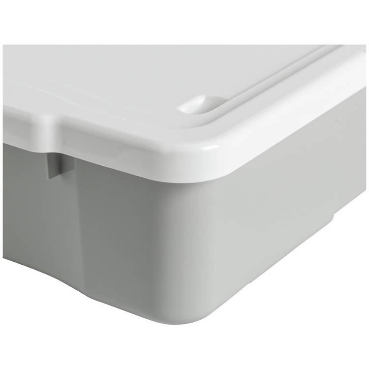 Argos Home wheeled underbed storage boxes grey 2x45L, imported from the UK