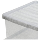 Argos Home glitter storage boxes set of 4 27 litre (British brand)