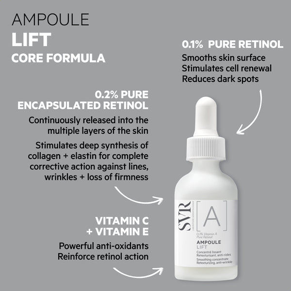 SVR Ampoule Lift Retinol Serum 30ml (British brand)