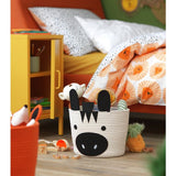 Habitat zebra rope kids storage basket (British brand)