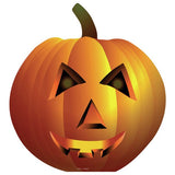 Star Cutouts pumpkin cardboard cutout Halloween decoration (British brand)
