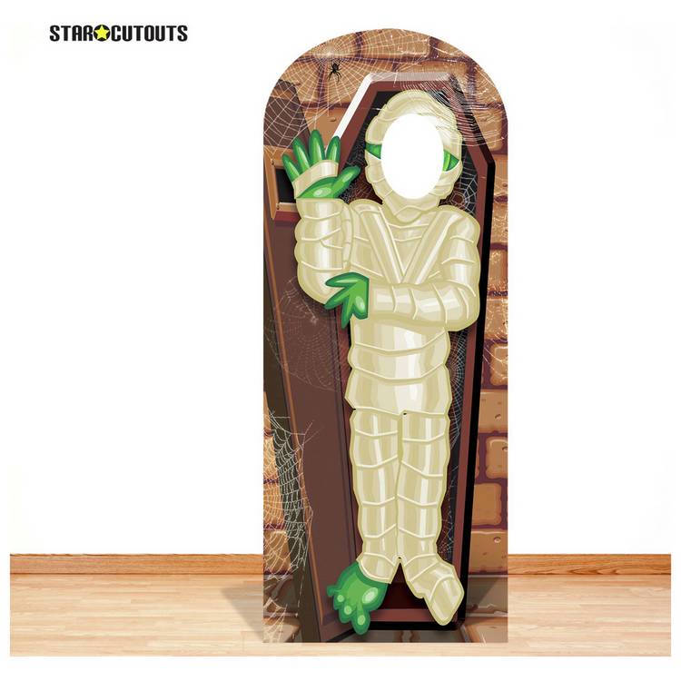 Star Cutouts mummy stand in cardboard cutout for Halloween (British brand)