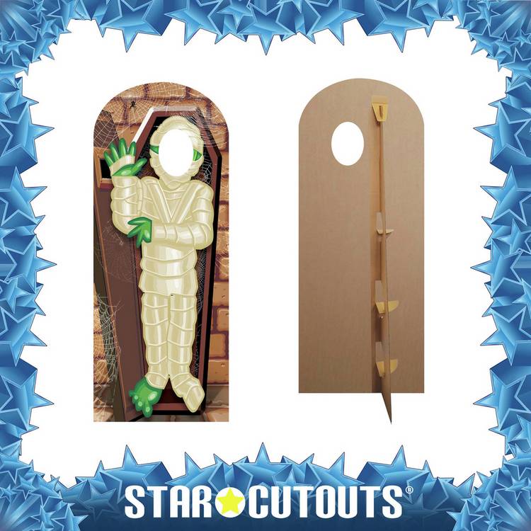 Star Cutouts mummy stand in cardboard cutout for Halloween (British brand)