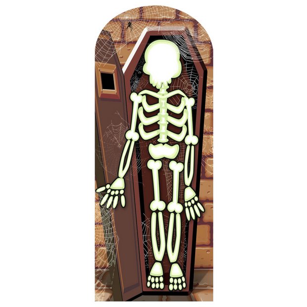 Star Cutouts skeleton stand in cardboard cutout - British product