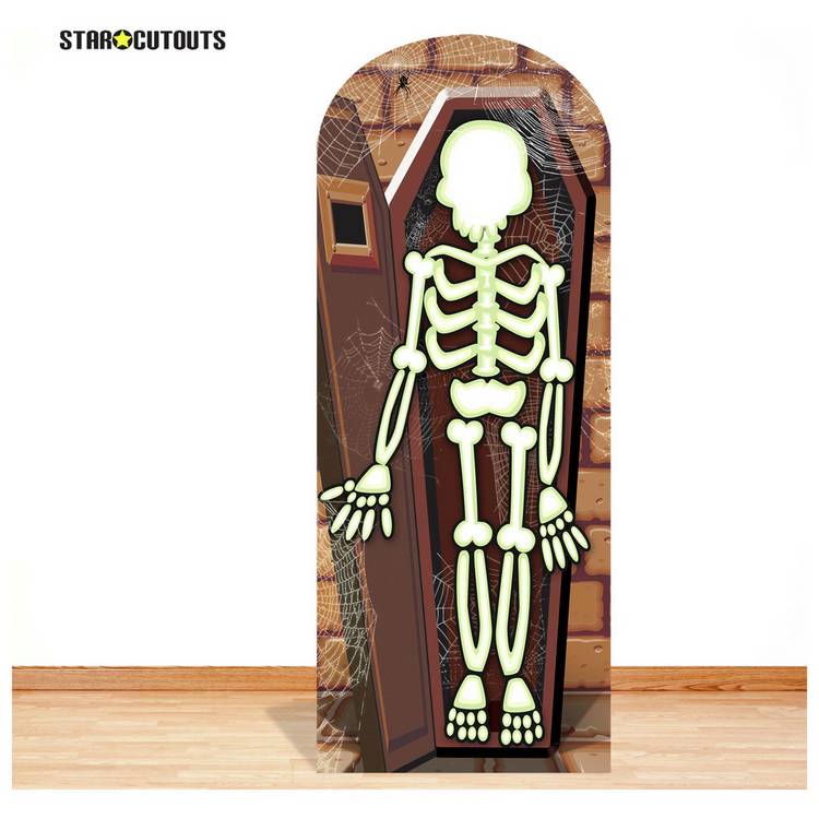 Star Cutouts skeleton stand in cardboard cutout - British product
