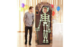 Star Cutouts skeleton stand in cardboard cutout - British product