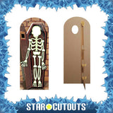 Star Cutouts skeleton stand in cardboard cutout - British product