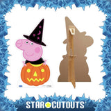Peppa Pig life-size cutout Halloween pumpkin hat, UK version