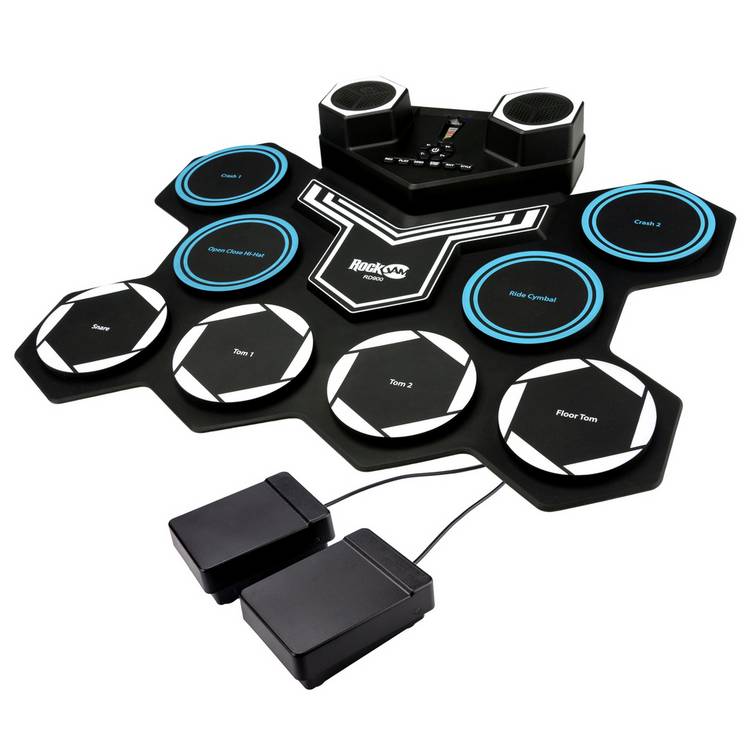 RockJam RJRD900 roll up electronic drum kit (British brand)