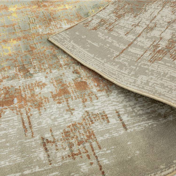 Asiatic gold cut pile rug 80x150cm - British product