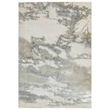 Asiatic Aurora shiny marble grey rug 80x150cm (British brand)