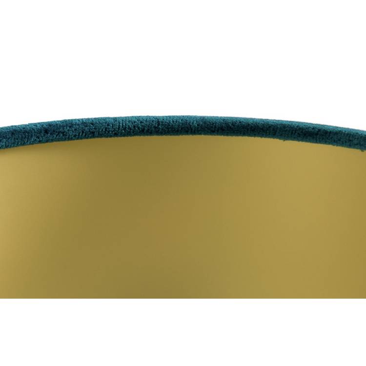 Argos Home Japonica table lamp teal and gold crane design (British brand)
