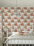 Laura Ashley Country Roses A4 wallpaper sample (British brand)