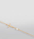 Persée gold cross bracelet with diamonds (British brand)