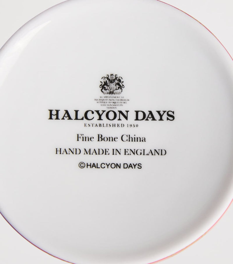 Halcyon Days Hearts Trellis mug - British product