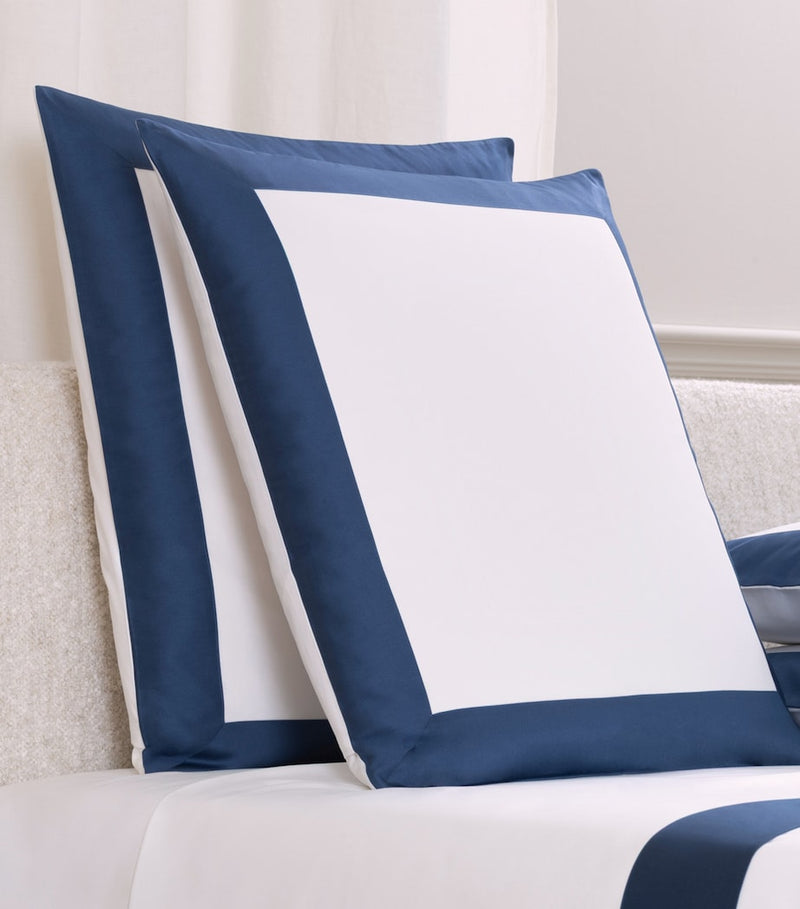 Frette square pillowcase 65x65cm cotton sateen (British brand)