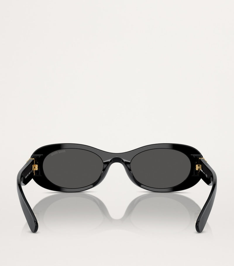 Miu Miu acetate oval sunglasses, UK version