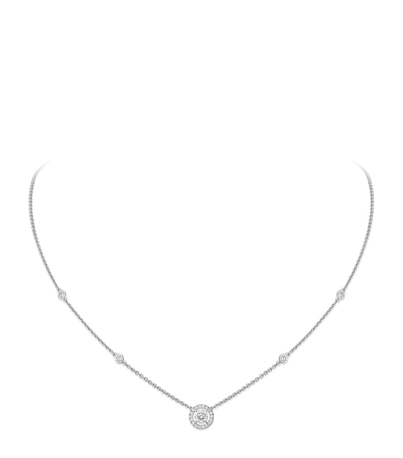 Messika Joy diamond necklace in white gold, imported from the UK
