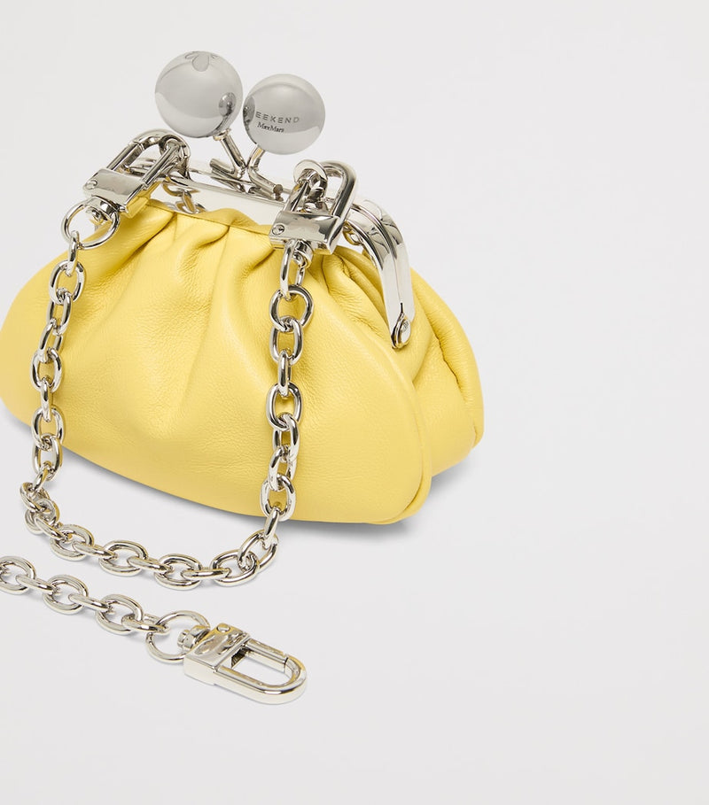 Weekend Max Mara Leather Pasticcino bag charm, UK version
