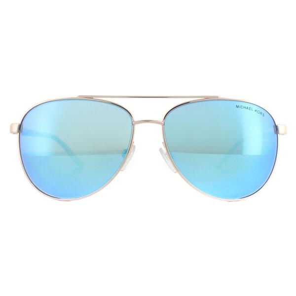 Michael Kors Hvar 5007 gold mirrored sunglasses - British product