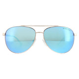 Michael Kors Hvar 5007 gold mirrored sunglasses - British product