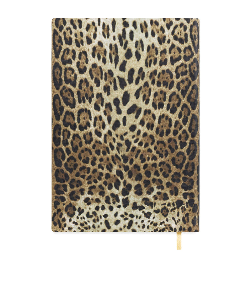 Dolce&Gabbana Leopardo Print A5 Notebook - British product