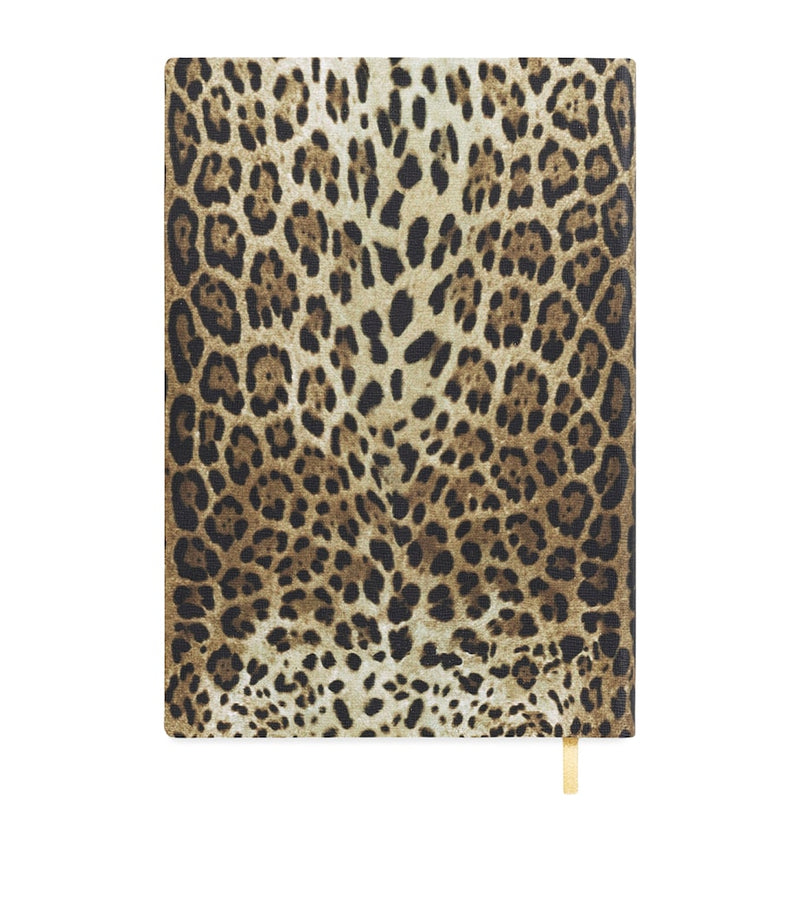 Dolce&Gabbana Leopardo Print A5 Notebook - British product