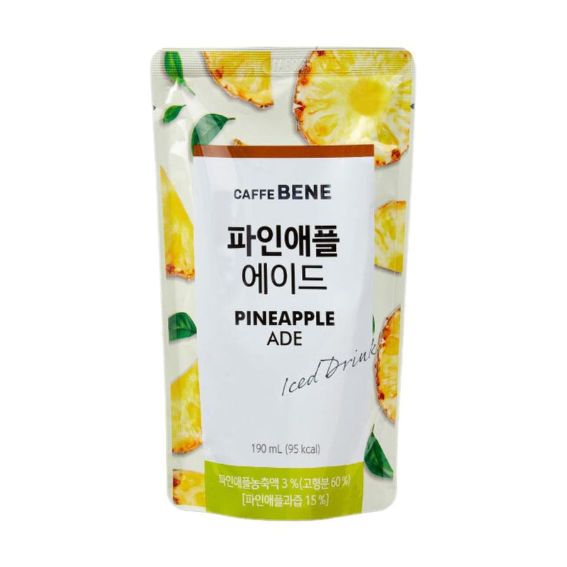 Caffebene pineapple ade pouch drink - British product