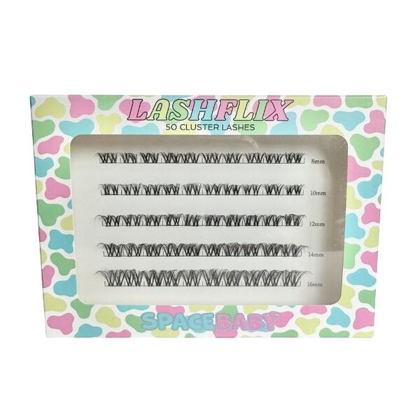 Space Baby cluster lashes 50 count (British brand)