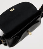 Sandro Paris Le Mambo shoulder bag in smooth leather, UK version