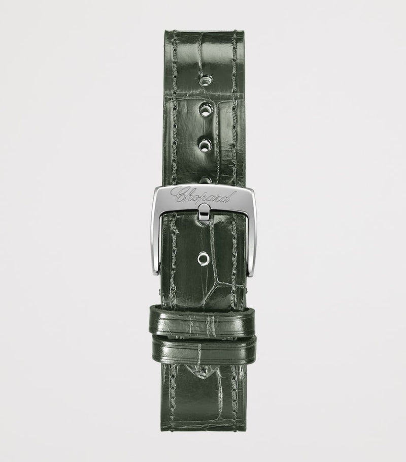 Chopard Happy Sport Lucent Steel and Diamond watch 33mm (British brand)