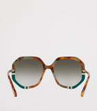 Chloé acetate chunky octagonal sunglasses (British brand)