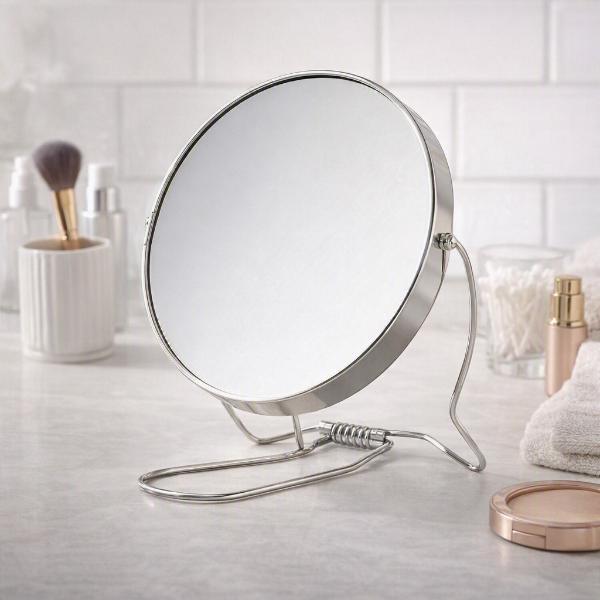 Upper Canada dual sided travel mirror 3x magnification, imported from the UK