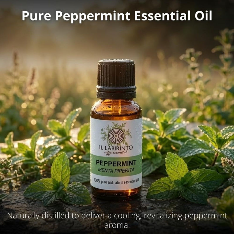 Il Labirinto Officinale peppermint essential oil 10ml, imported from the UK
