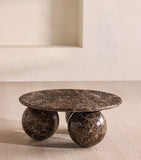 Soho Home Oxley coffee table in Dark Emperador marble - British product