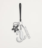 Jimmy Choo logo bag charm, imported from the UK