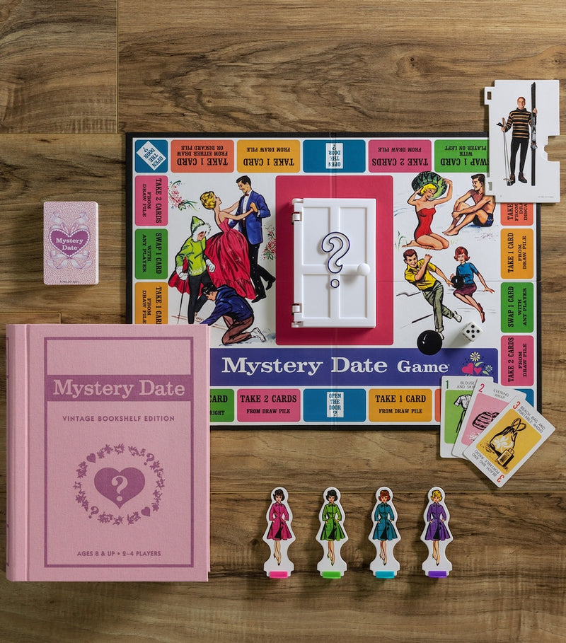 Vintage Bookshelf Mystery Date board game (British brand)