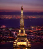 Robotime Night of the Eiffel Tower wooden kit, imported from the UK