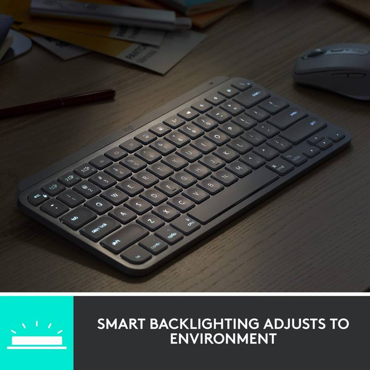 Logitech MX Keys Mini wireless keyboard Graphite, UK version