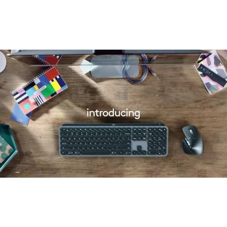 Logitech MX Keys Mini wireless keyboard grey - British product