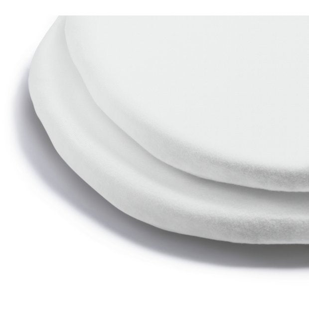 Habitat Kids white fitted sheets for Moses basket (British brand)