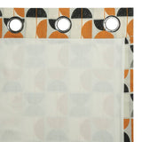 Habitat geometric eyelet curtains multicoloured 117x137cm, UK version