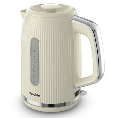 Argos Breville VKT223 Bold Kettle Cream and Silver 1.7 Litre Electric Kettle- Buy online at McGrocer