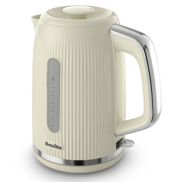 Breville Bold kettle cream and silver 1.7L - British product