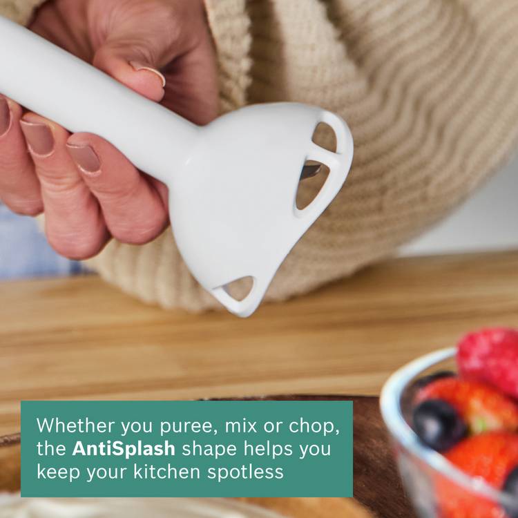 Bosch ErgoMixx hand blender white, UK version