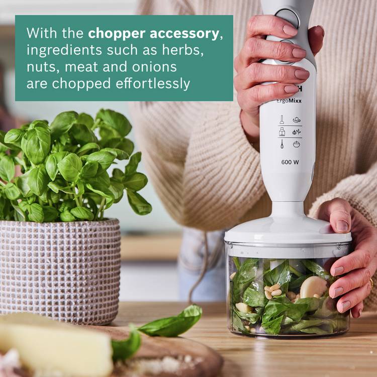 Bosch ErgoMixx hand blender white, UK version