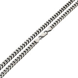 Argos Revere Men's Sterling Silver Oxidized Curb Necklace 50.8 cm- Buy online at McGrocer