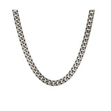 Revere men's oxidized curb chain necklace 50.8cm, UK version
